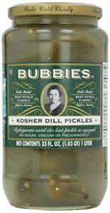 Bubbies Kosher Dill Pickles - 33 oz Jar