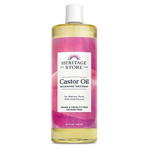 Heritage Store Cold Pressed Castor Oil for Beauty