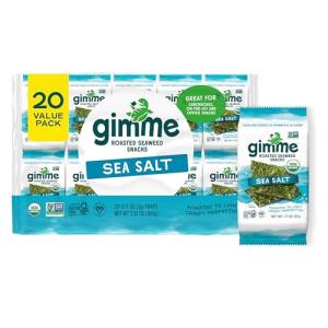 gimMe Organic Seaweed Snacks - Sea Salt Pack