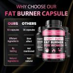 Nighttime Fat Burner for Women, 60 Count