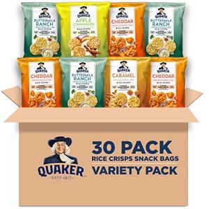 Quaker Rice Crisps Variety Pack, Gluten Free Snacks
