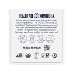 Ginger-Lemon Organic Kombucha 4-Pack - Refreshing Cleanse