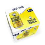 Ginger-Lemon Organic Kombucha 4-Pack - Refreshing Cleanse