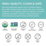 Organic Psyllium Husk Powder for Weight Management