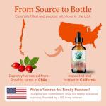 Organic Rosehip Oil for Radiant Skin 4 oz