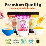 Gut-Friendly Sauerkraut Probiotic Bundle by Olive My Pickle