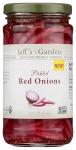 Jeff's Garden Pickled Red Onions, 12 Ounce Jar