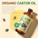 Pure Castor Oil in Glass - 16 oz