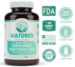 Organic Coconut Oil 2000mg for Healthy Skin & Hair