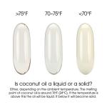 Organic Coconut Oil 2000mg for Healthy Skin & Hair