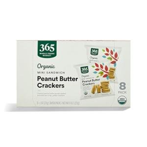 Mini Organic Peanut Butter Crackers - 8 Count