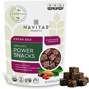 Navitas Organics Cacao Goji Superfood Snacks 8 oz