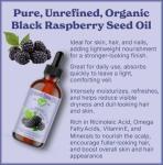 Organic Black Raspberry Seed Oil for Skin & Hair