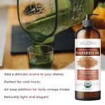Organic Cold Pressed Flaxseed Oil for Beauty