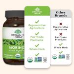 Organic India Moringa Capsules - Green Superfood Boost