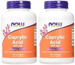 Now Foods Caprylic Acid 100 Softgels Bundle