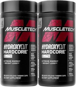 Hydroxycut Hardcore Elite - 200 Thermo Caps Total