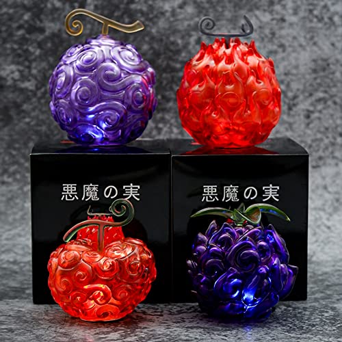 One Piece Devil Fruit Figure Set with Lights