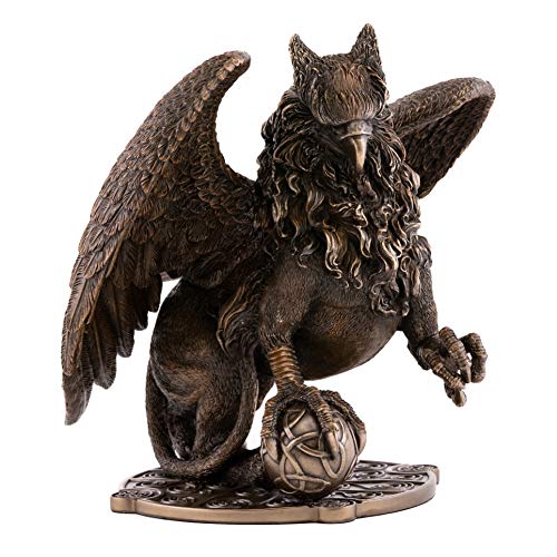 Celtic Griffin Protector Figurine - Premium Bronze - 9.5