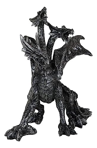 Ebros Legendary Three Headed Dragon Hydra Statue 8