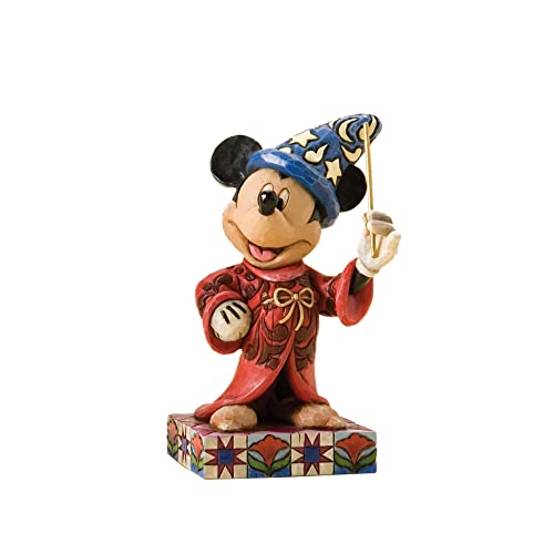 Enesco Disney Traditions Sorcerer Mickey Mouse Wand Figurine