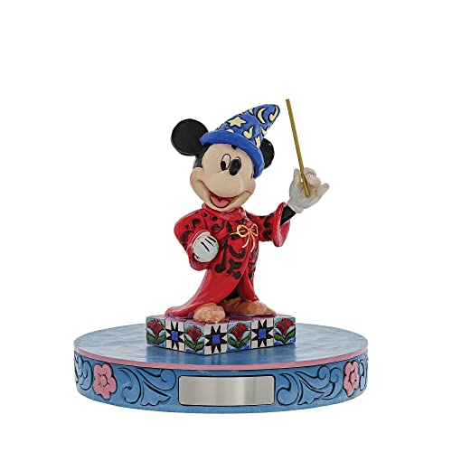 Enesco Disney Traditions Sorcerer Mickey Mouse Wand Figurine