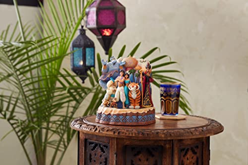Disney Traditions Aladdin Characters Heart Figurine, 7.67 Inch