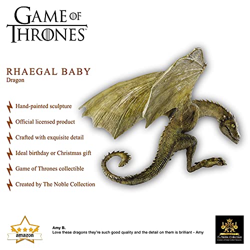 Game of Thrones Rhaegal Dragon Figurine - Noble Collection