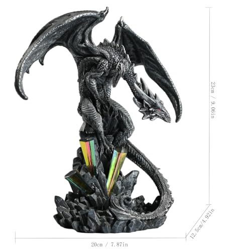 Gothic Dragon Crystal Figurine Decorative Home Décor Ornament