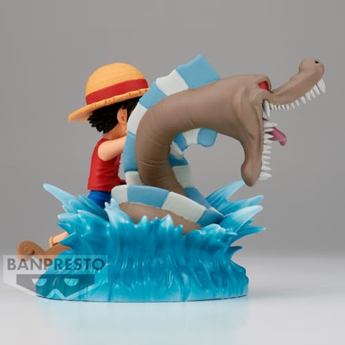 One Piece Log Stories Luffy vs Sea Monster Figurine