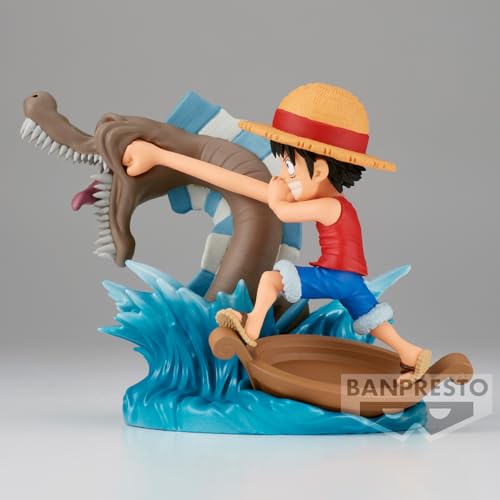 One Piece Log Stories Luffy vs Sea Monster Figurine