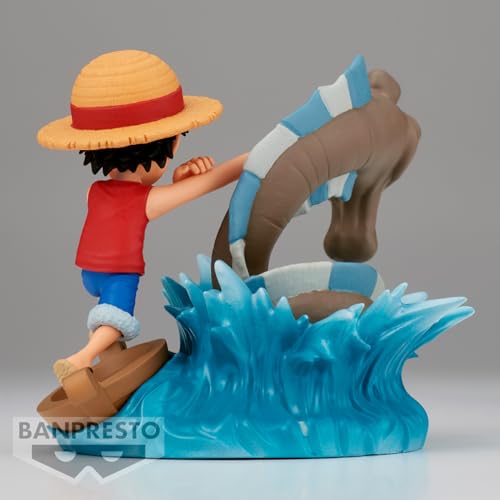 One Piece Log Stories Luffy vs Sea Monster Figurine