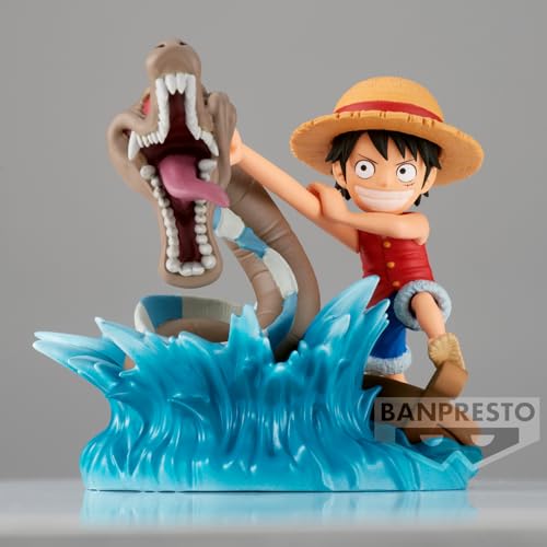 One Piece Log Stories Luffy vs Sea Monster Figurine