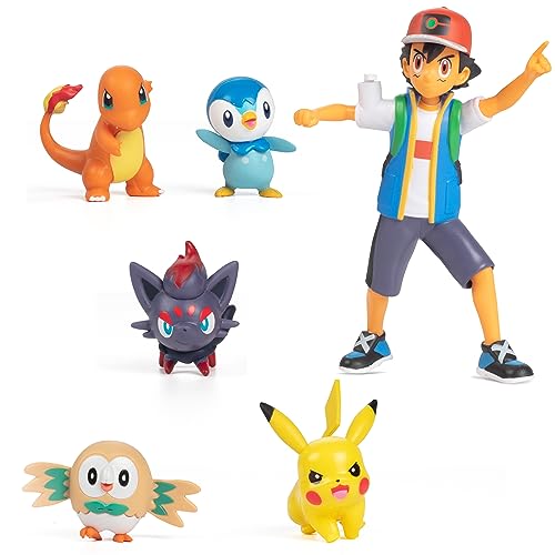 Pokémon Battle Figure Set with Ash & Pikachu