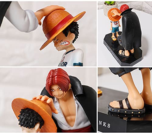 One Piece Shanks & Luffy Touch Figures Set