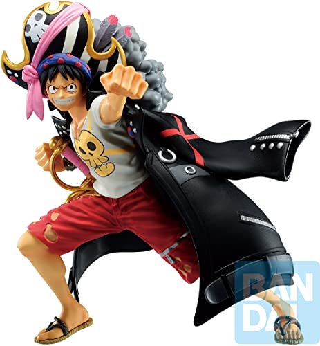 Ichibansho One Piece Monkey.D.Luffy Figure - Film Red