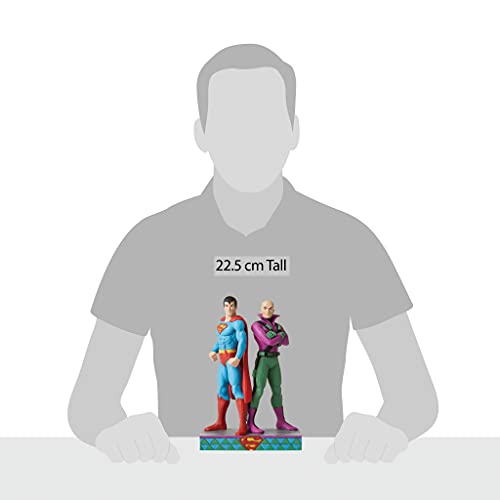 Jim Shore Justice League Superman vs Lex Luthor Figurine