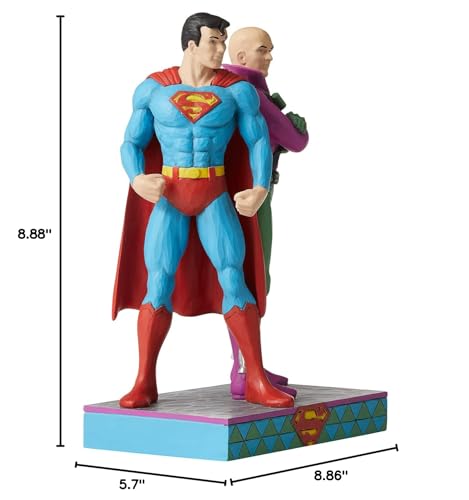 Jim Shore Justice League Superman vs Lex Luthor Figurine