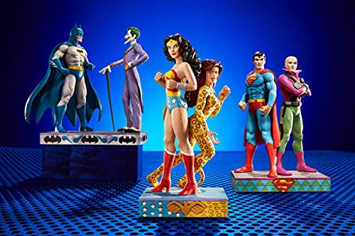 Jim Shore Justice League Wonder Woman vs Cheetah Figurine