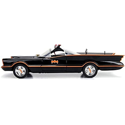 Classic TV Series Batmobile Die-cast Car with Batman & Robin Figurine