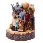 Disney Traditions Aladdin Characters Heart Figurine, 7.67 Inch