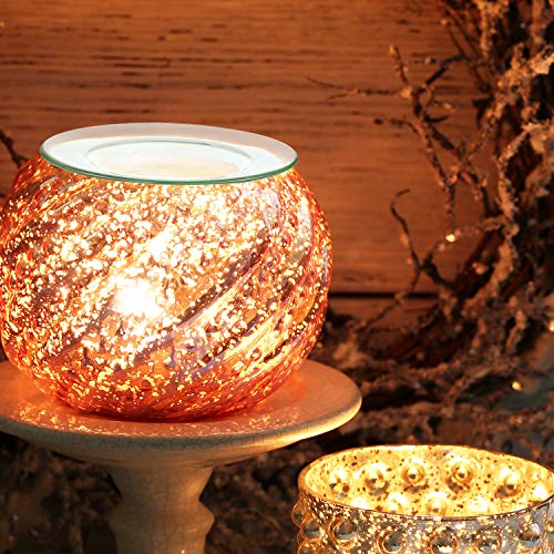 Replacement Oil Warmer Dish Round Glass Dish Wax Melt Candle Warmer Bowl Plate Lid Tray for Aroma Therapy Lamp Electric Lamps Oil and Tart Warmers (4 Pieces,4.5 Inches)