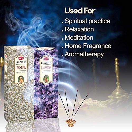 Hem Lavender & Jasmine Incense Sticks (Pack of 2 Boxes) 240 Sticks Total