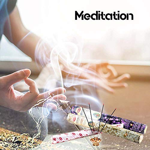 Hem Lavender & Jasmine Incense Sticks (Pack of 2 Boxes) 240 Sticks Total