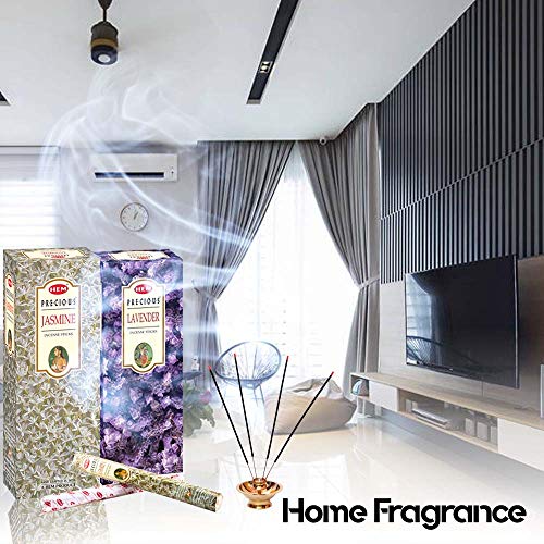 Hem Lavender & Jasmine Incense Sticks (Pack of 2 Boxes) 240 Sticks Total