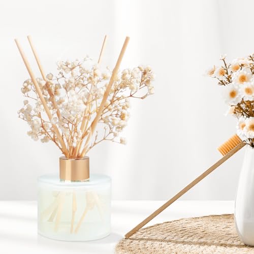 YISOWUH Reed Diffuser Set, 5.28oz (150ml) Fruit Scent Diffuser 2 Packs with 16 Sticks Long Lasting Fragrance for Home, Bathroom, Room Decor