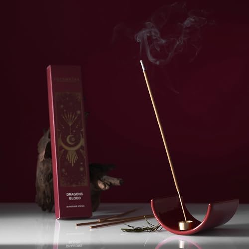 COCORRÍNA Incense Sticks - Set of 8 Insenses (160 Sticks) Nobile Sandalwood, Dragon's Blood, Rose Geranium, Tropical Storm, Positive Vibes, Super Hit, Lavender Wonderland, Poetic Patchouli