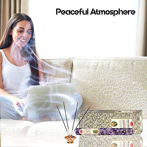 Hem Lavender & Jasmine Incense Sticks (Pack of 2 Boxes) 240 Sticks Total