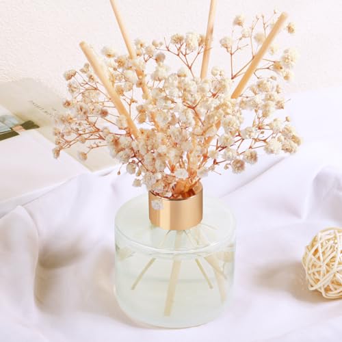 YISOWUH Reed Diffuser Set, 5.28oz (150ml) Fruit Scent Diffuser 2 Packs with 16 Sticks Long Lasting Fragrance for Home, Bathroom, Room Decor