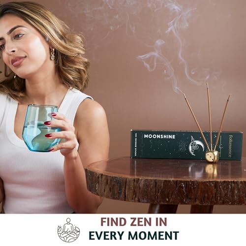Folkulture Incense Sticks - Set of 6 Insenses (120 Insence Sticks) - Palo Santo & Sandalwood, White Sage, Lavender, Patchouli, Rosemary, Blue Lotus Inscents or Inciensos, Sleep Incents